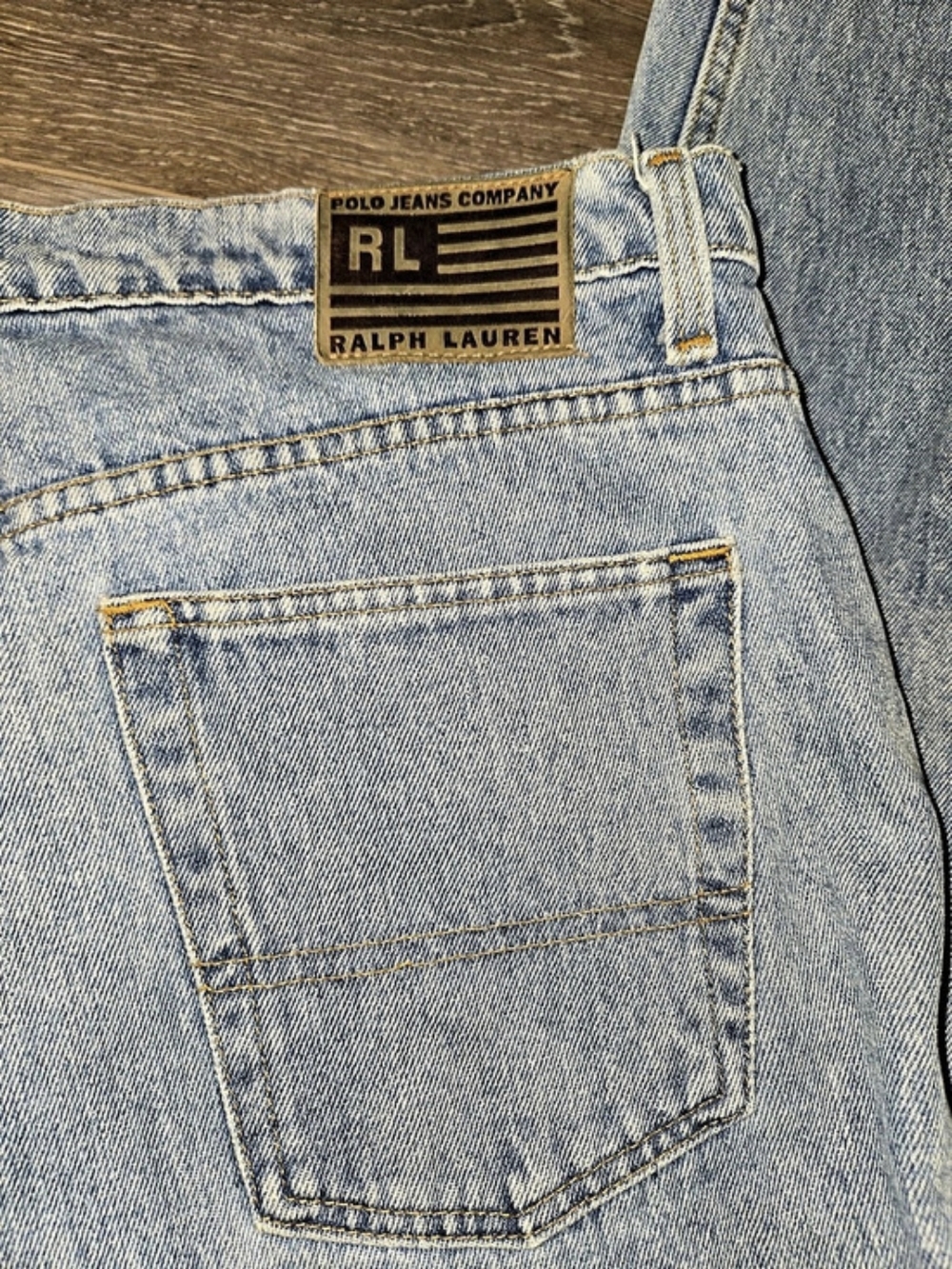 Rare VINTAGE 90's Polo Ralph Lauren Polo Jeans Company Relaxed Jeans Waist 36
